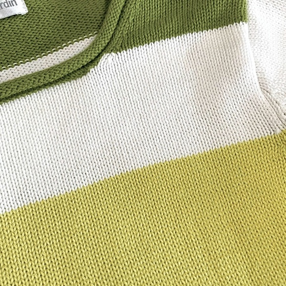 Pierre Cardin Striped Cotton Sweater (S) - Picture 6 of 13